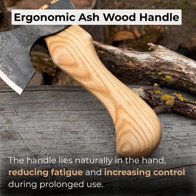 Small Carving Axe with Belt Loop, 0.47 kg (1 lb) - 4