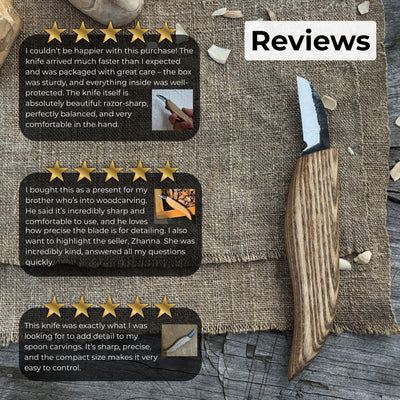 Small Chip Carving Knife, 3 cm (1.2 inches) - 9