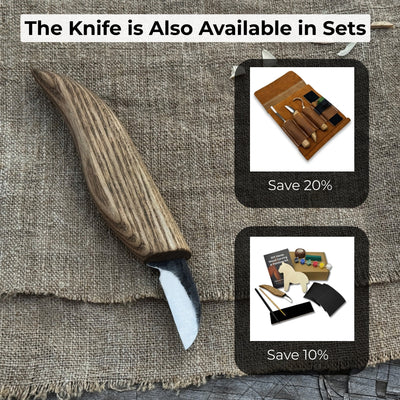 Small Chip Carving Knife, 3 cm (1.2 inches) - 10