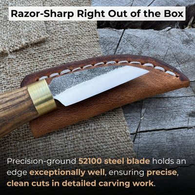 Small Chip Carving Knife, 3.5 cm (1.38 inches) - 2