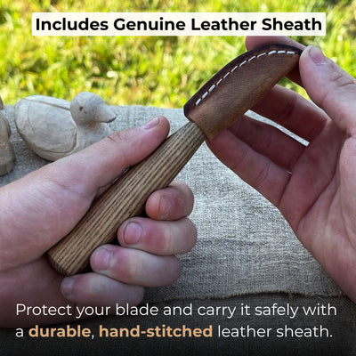 Small Chip Carving Knife, 3.5 cm (1.38 inches) - 4