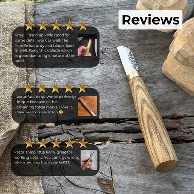Small Chip Carving Knife, 4 cm (1.57 inches) - 9