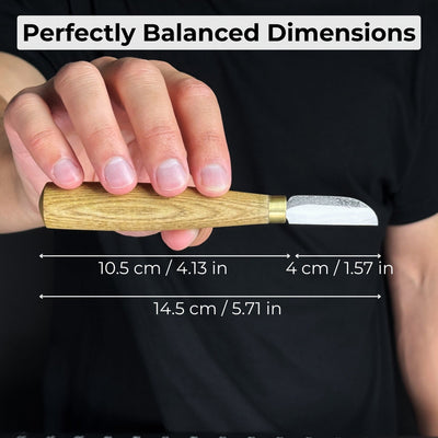 Small Chip Carving Knife, 4 cm (1.57 inches) - 5