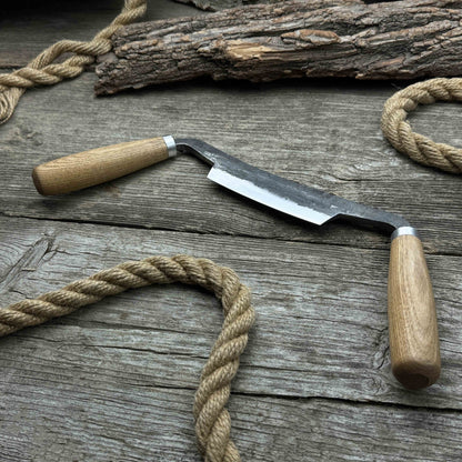 Small Curved Drawknife (Push/Pull), 10.5 cm (4.13 inches) - 7