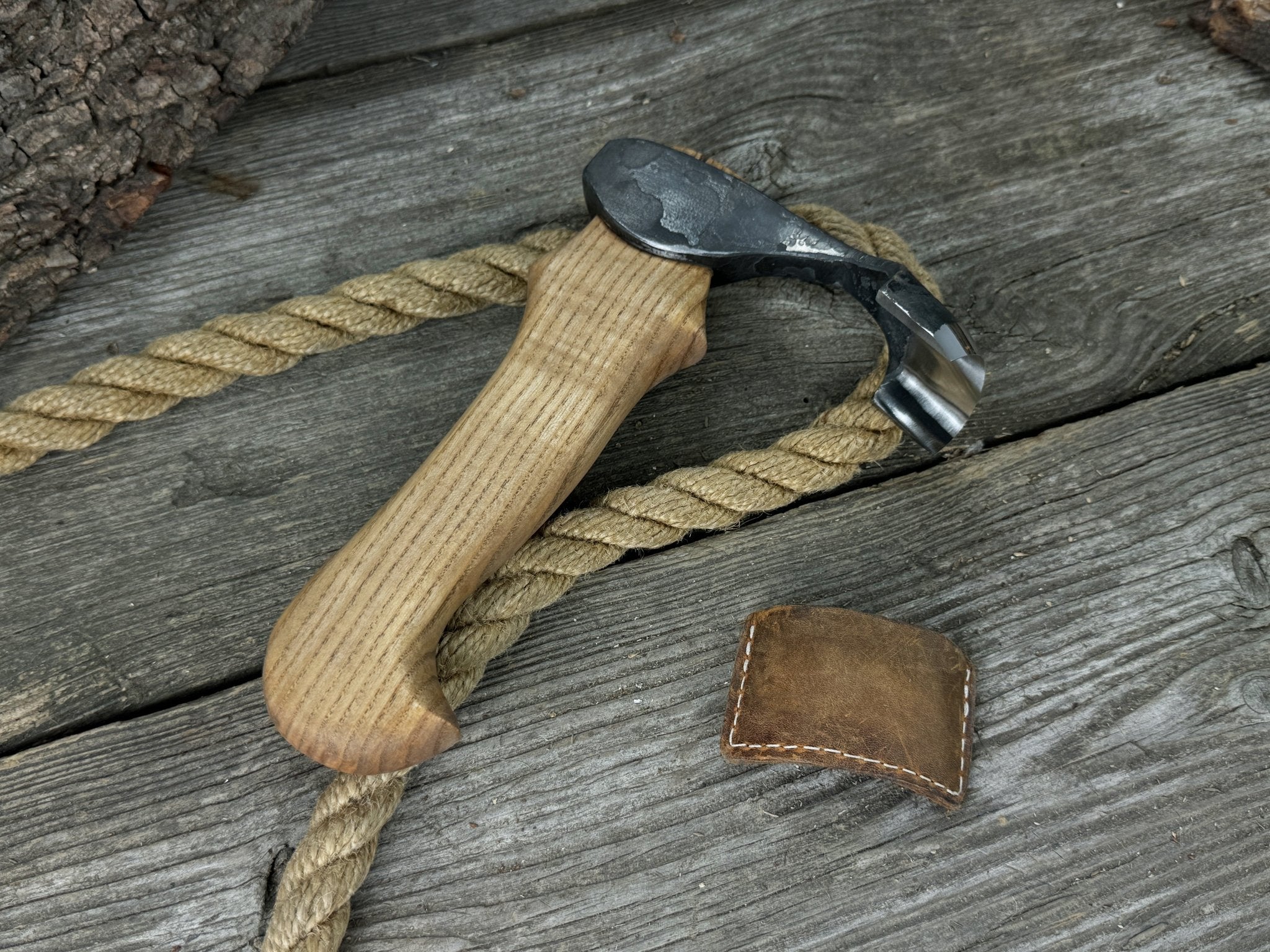 Small Kuksa Adze with Deep Curved (Round) Blade, 4.5 cm (1.8 in) - 1