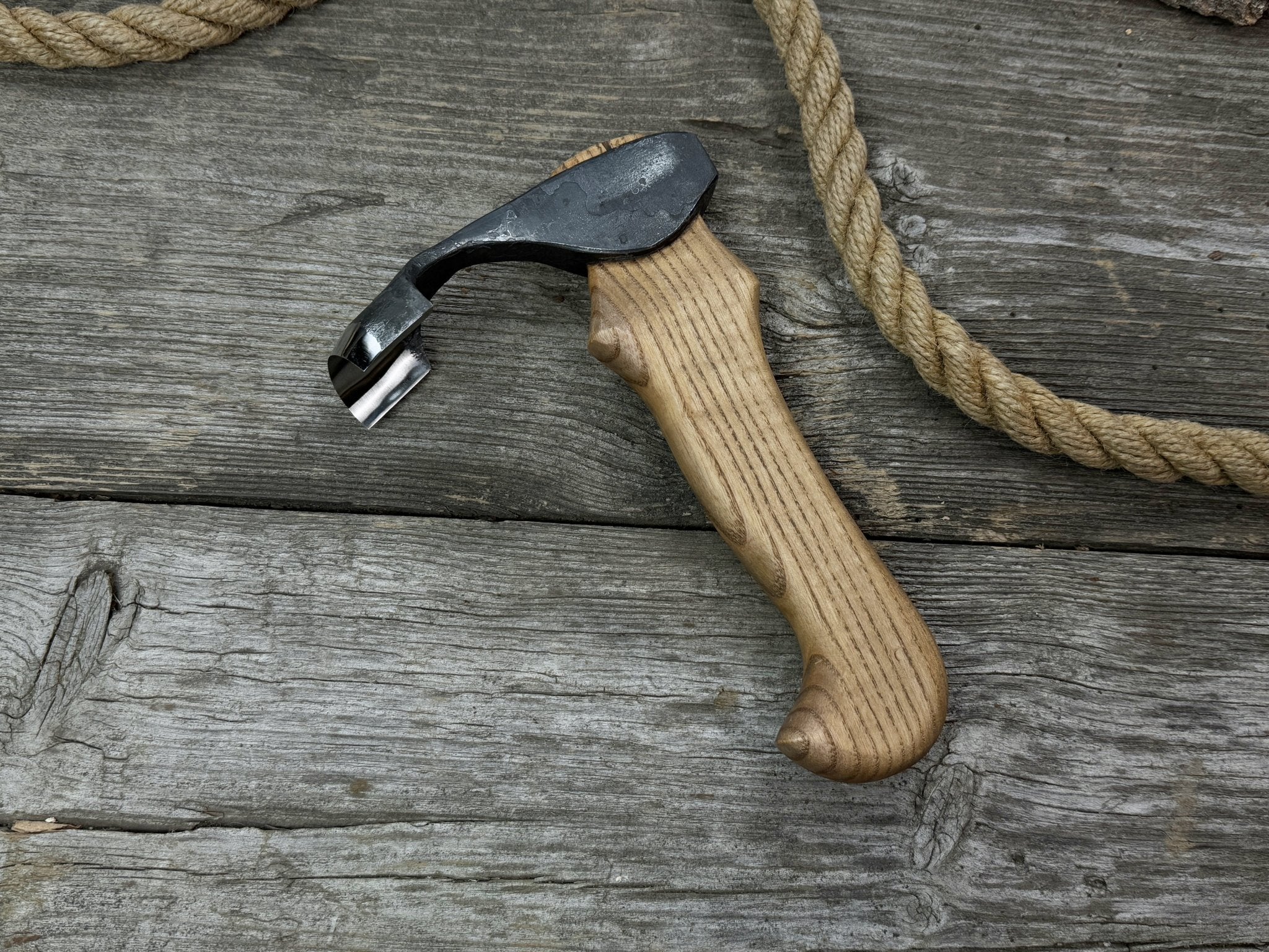 Small Kuksa Adze with Medium Curved Blade, 4.5 cm (1.77 inches) - 10