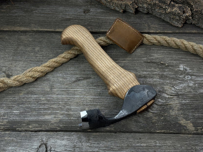 Small Kuksa Adze with Medium Curved Blade, 4.5 cm (1.77 inches) - 6