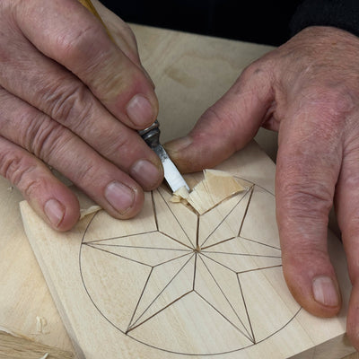 Small Linden Wood Carving Board with Pre - Drawn Pattern - 13