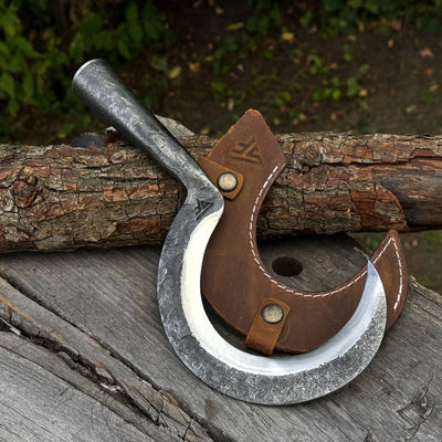 Small Sickle with Forged Handle, 9 cm / 3.54 in - 1