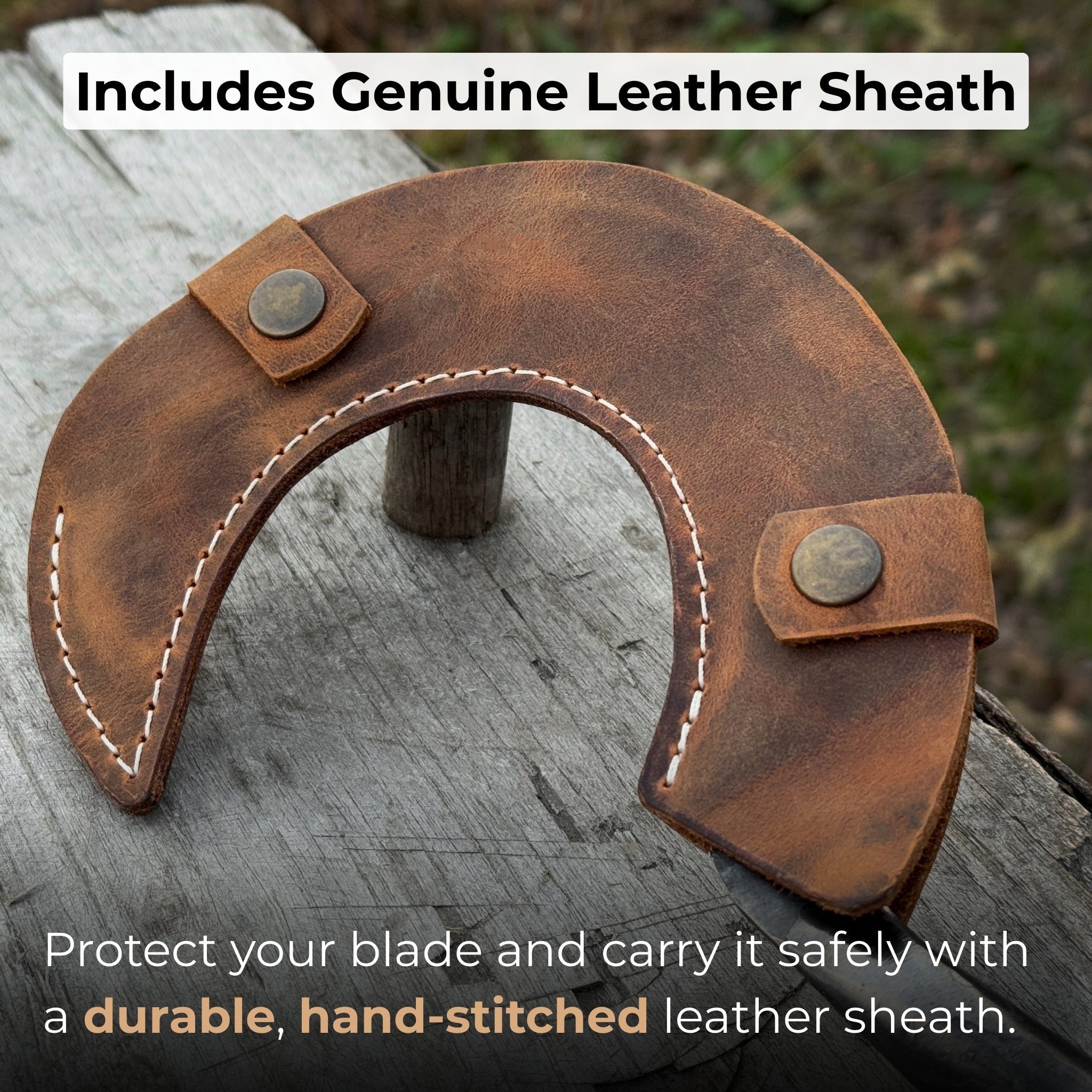 Small Sickle with Forged Handle, 9 cm (3.54 inches) - 4