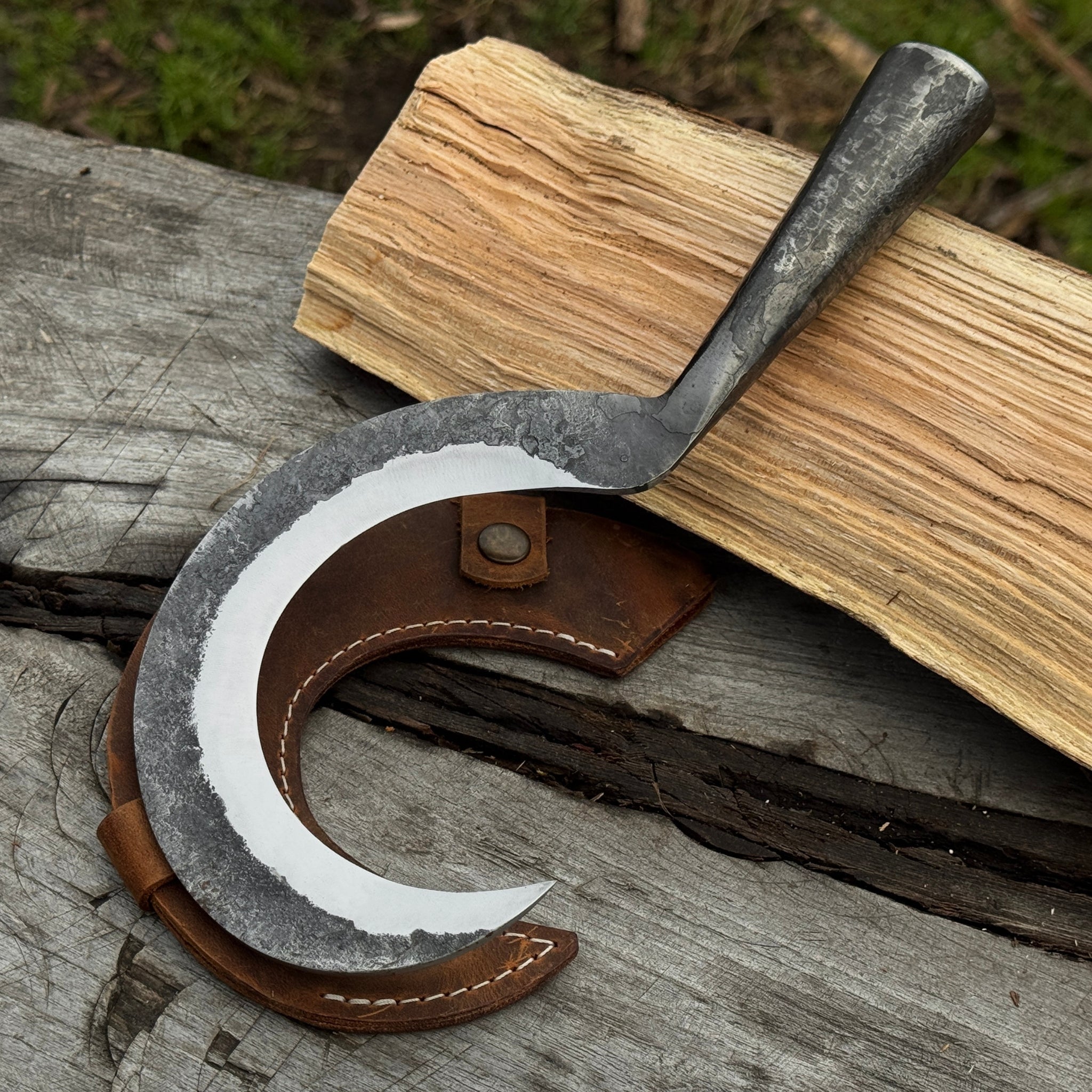 Small Sickle with Forged Handle, 9 cm (3.54 inches) - 12