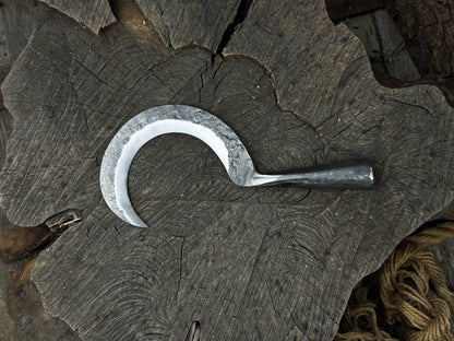 Small Sickle with Forged Handle, 9 cm (3.54 inches) - 6