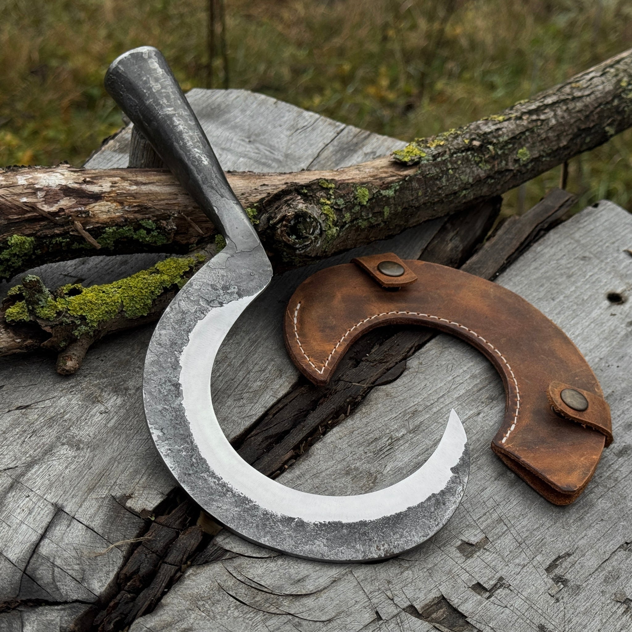 Small Sickle with Forged Handle, 9 cm (3.54 inches) - 16