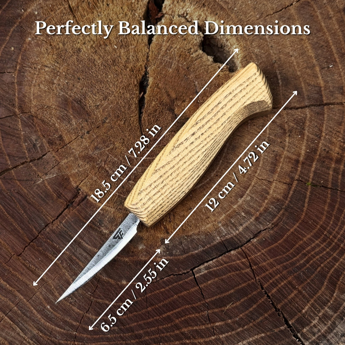 Small Sloyd Carving Knife, Blade 6.5 cm (2.56 inches) - 2