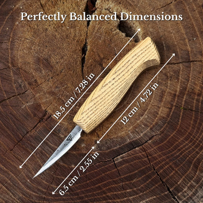 Small Sloyd Carving Knife, Blade 6.5 cm (2.56 inches) - 2