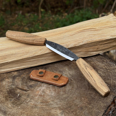 Small Straight Drawknife, 8.5 cm (3.3 inches) Cutting Edge - 1