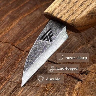 Small Whittling Carving Knife, 3.5 cm (1.38 inches) - 3
