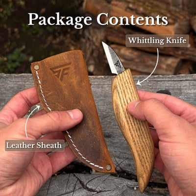 Small Whittling Carving Knife, 3.5 cm (1.38 inches) - 8