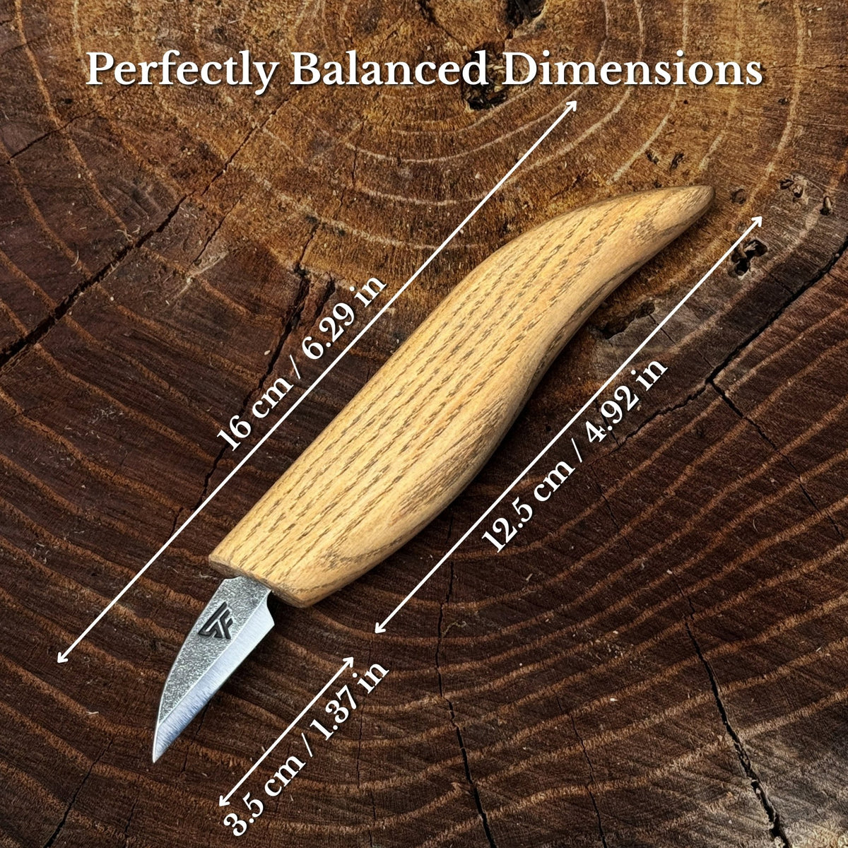 Small Whittling Carving Knife, 3.5 cm (1.38 inches) - 3
