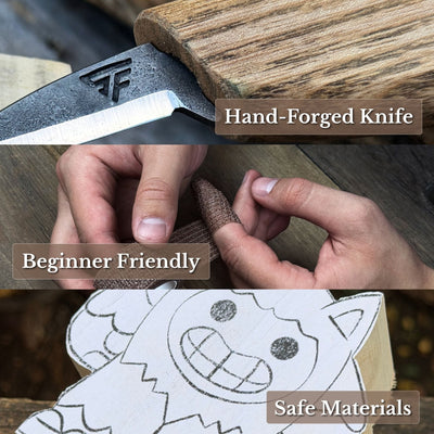 Smiley Monster — DIY Carving Kit for Beginners - 4