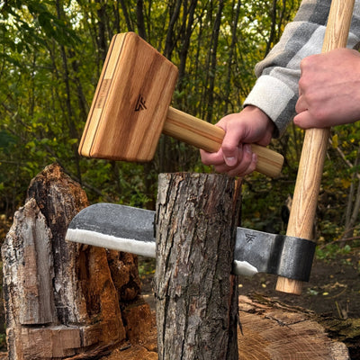 Splitting Froe with Wooden Mallet - 5