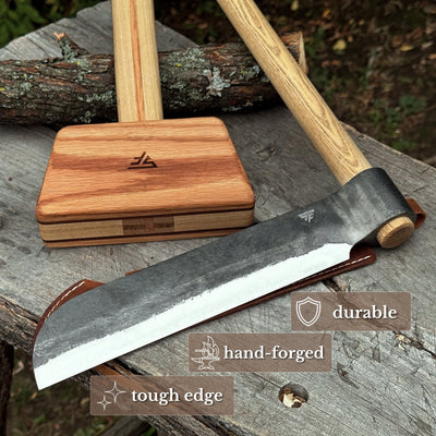Splitting Froe with Wooden Mallet - 2