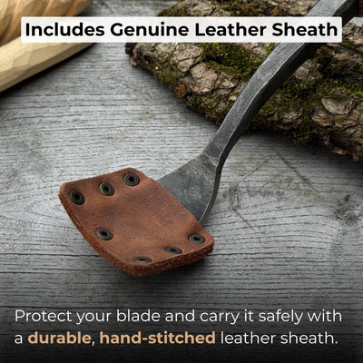 Spoon Bent Gouge, 20 - 40 mm (0.8 - 1.6 inches) - 4