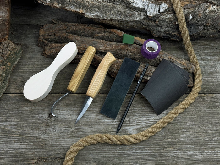 Spoon Carving for Beginners – A Perfect DIY Whittling Kit - Sharky ...