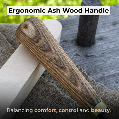 Spoon Carving Hook Knife, ⌀3 cm (1.2 inches) with Leather Case - 3