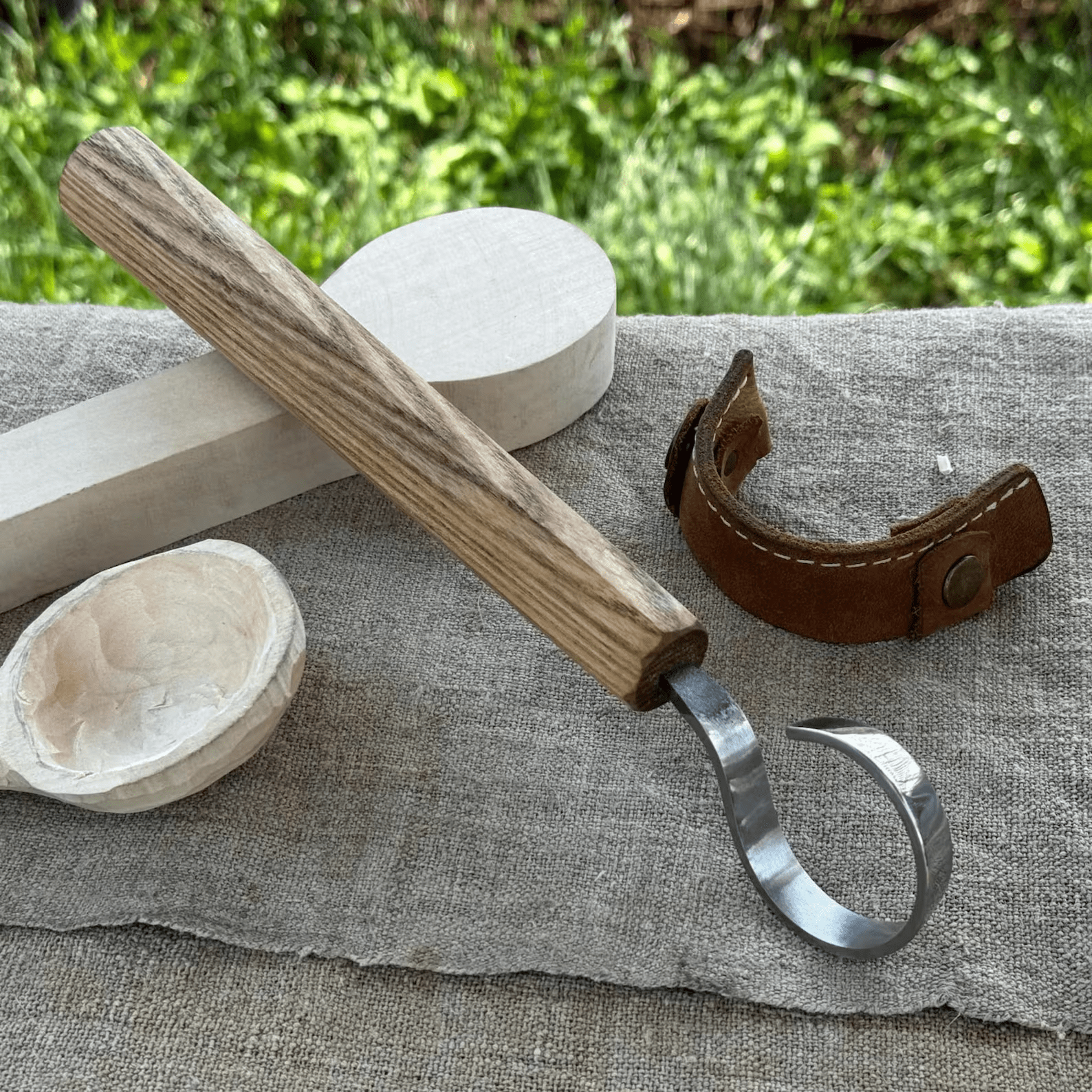 Spoon Carving Hook Knife, ⌀ 4.5 cm (1.77 inches) - 1