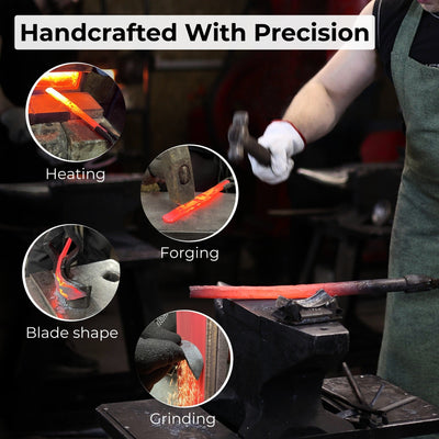 Spoon Carving Hook Knife, ⌀6 cm (2.36 inches) with Leather Case - 8