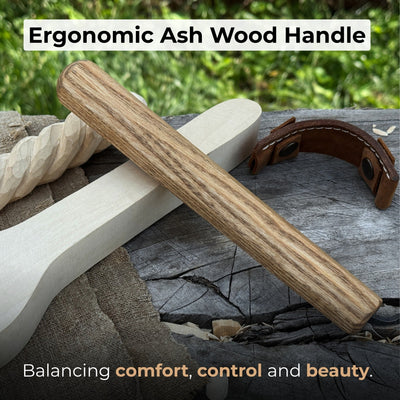 Spoon Carving Hook Knife – Large Radius Curve 5.5 cm (2.17 inches) - 3