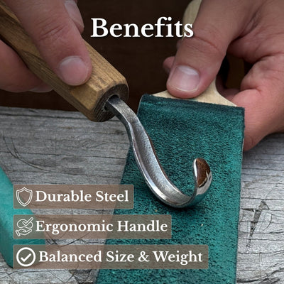 Spoon Carving Hook Knife - 8