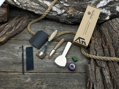 Spoon Carving Kit – All - in - One Whittling Starter Set for Beginners, Adults & Kids - 6