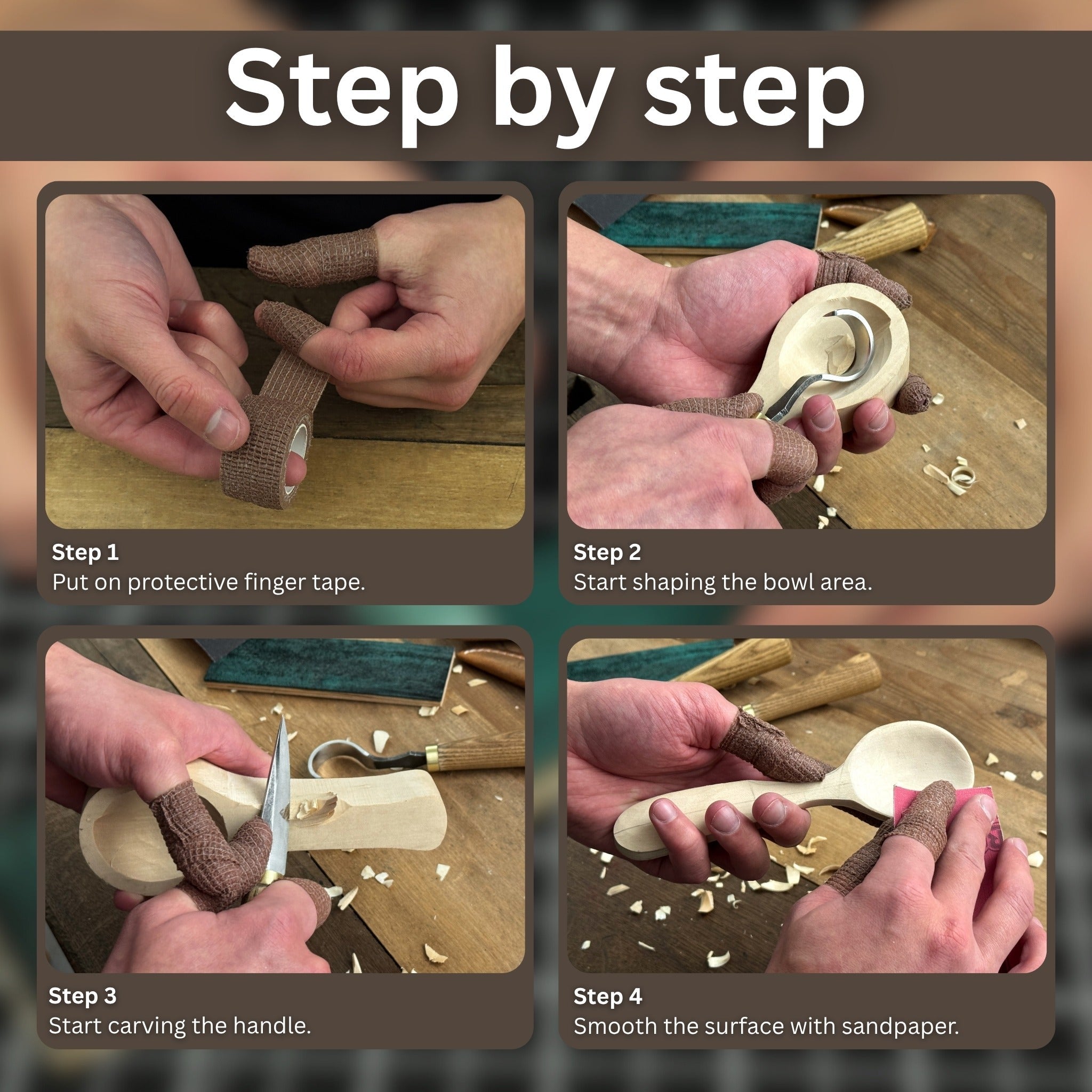 Spoon Carving Kit – Beginner - Friendly Wood Carving Tools & Spoon Blanks - 5