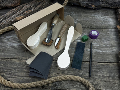 Spoon Carving Kit – Complete Starter Set with Wood, Tools & Accessories – Perfect Gift for Beginners & Hobbyists - 5