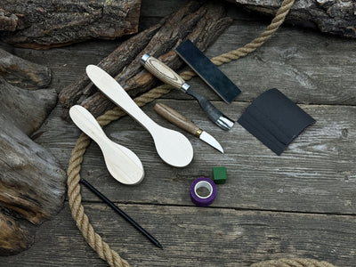 Spoon Carving Kit – Complete Starter Set with Wood, Tools & Accessories – Perfect Gift for Beginners & Hobbyists - 6