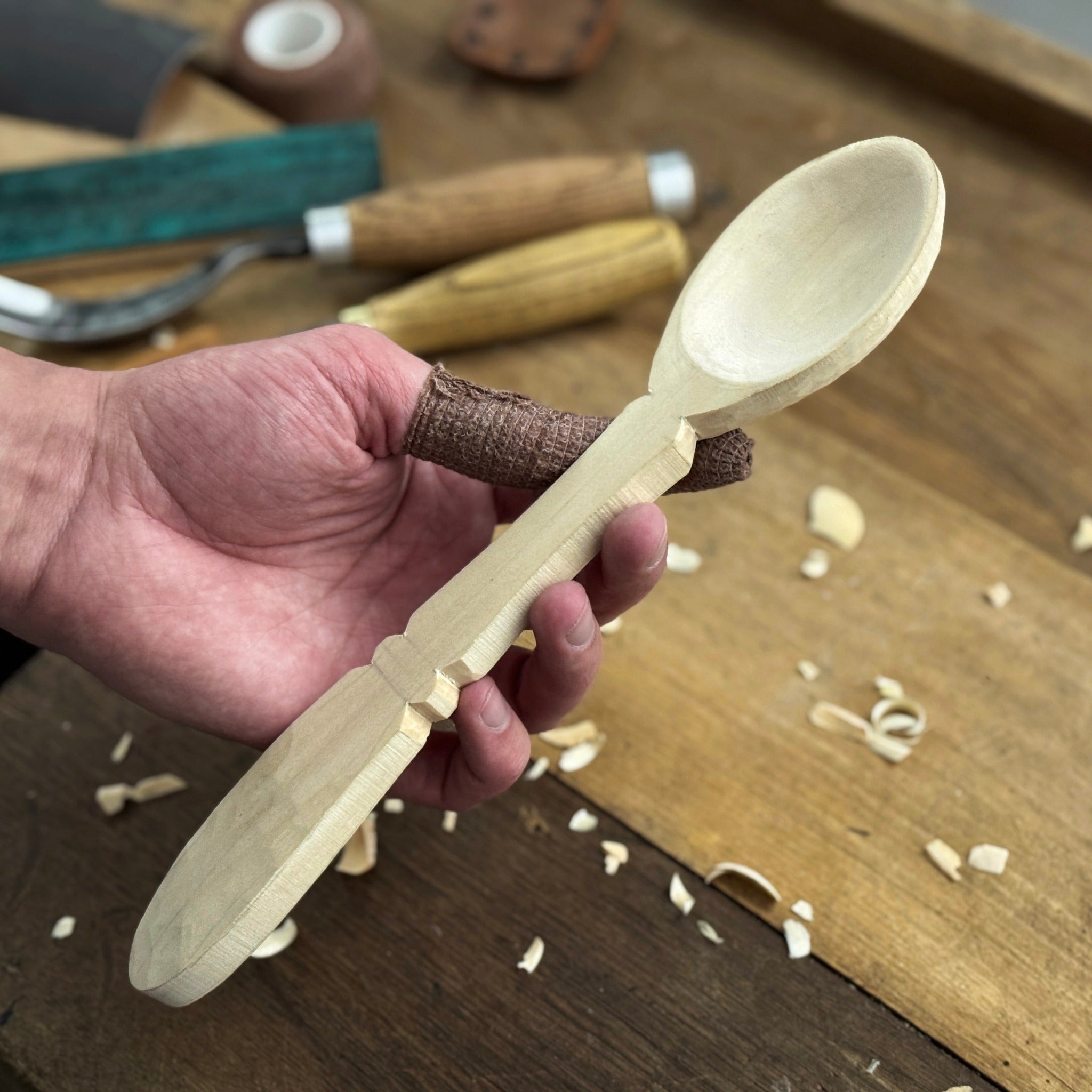 Spoon Carving Kit - Complete Starter Whittling Kit for Beginners Adults, Teens, and Kids - 6