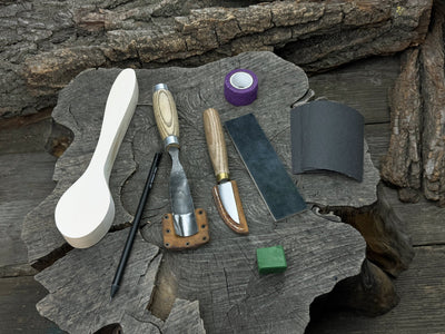 Spoon Carving Kit - Complete Starter Whittling Kit for Beginners Adults, Teens, and Kids - 3