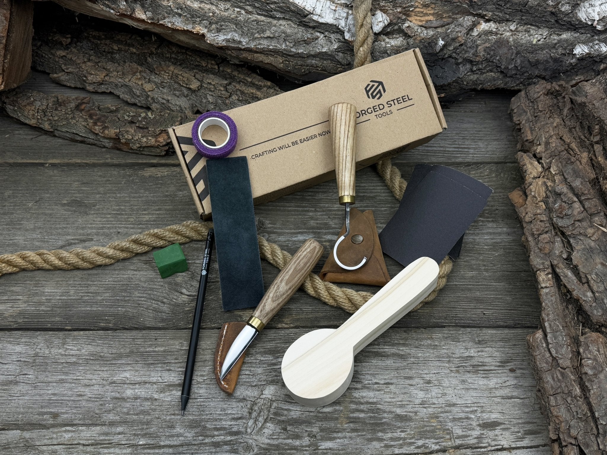 Spoon Carving Kit – Craft Your First Spoon with This All-Inclusive ...