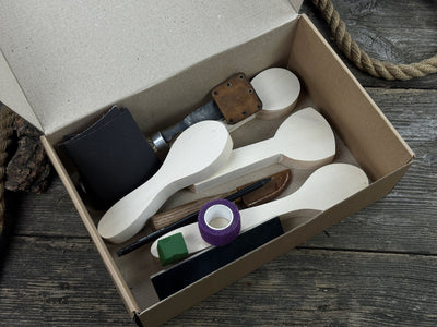 Spoon Carving Kit – DIY Wood Carving Set with Tools & Spoon Blanks for Starters - 7
