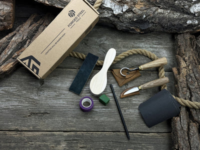 Spoon Carving Kit – Full Carving Set with Safety Tape & Polishing Tools - 3