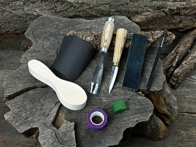 Spoon Carving Kit – Whittling Kit for Beginners with Sharpened Tools & Practice Wood - 6