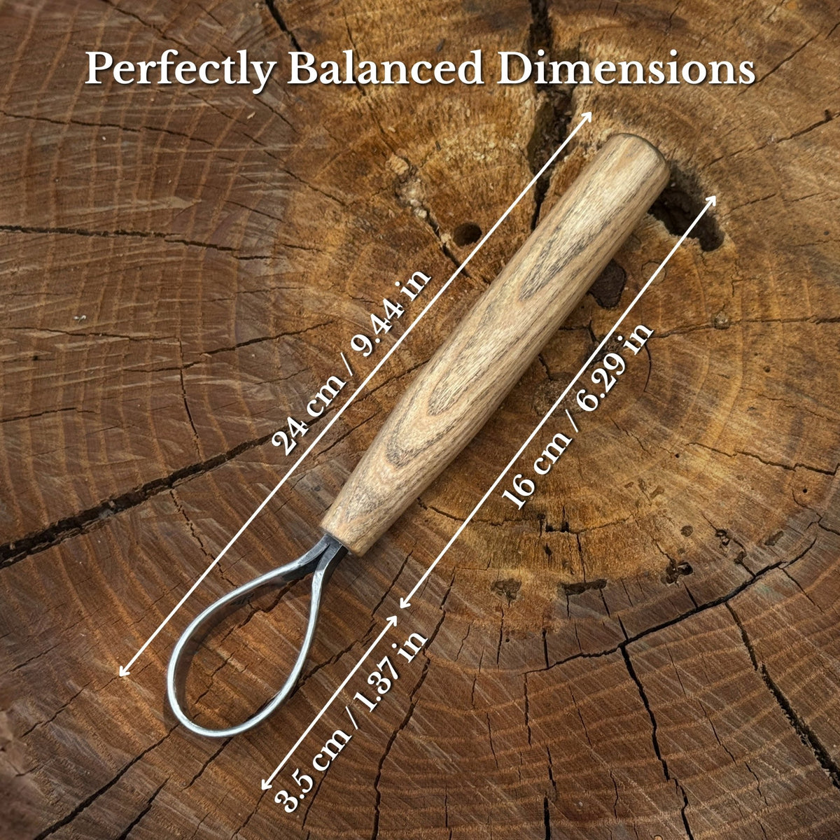 Spoon Carving Scorp Knife, ⌀3.5 cm (1.4 inches) - 2