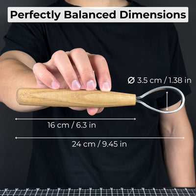 Spoon Carving Scorp Knife, ⌀3.5 cm (1.4 inches) - 5