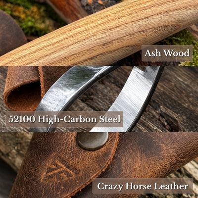 Spoon Carving Scorp Knife, ⌀3.5 cm (1.4 inches) - 7