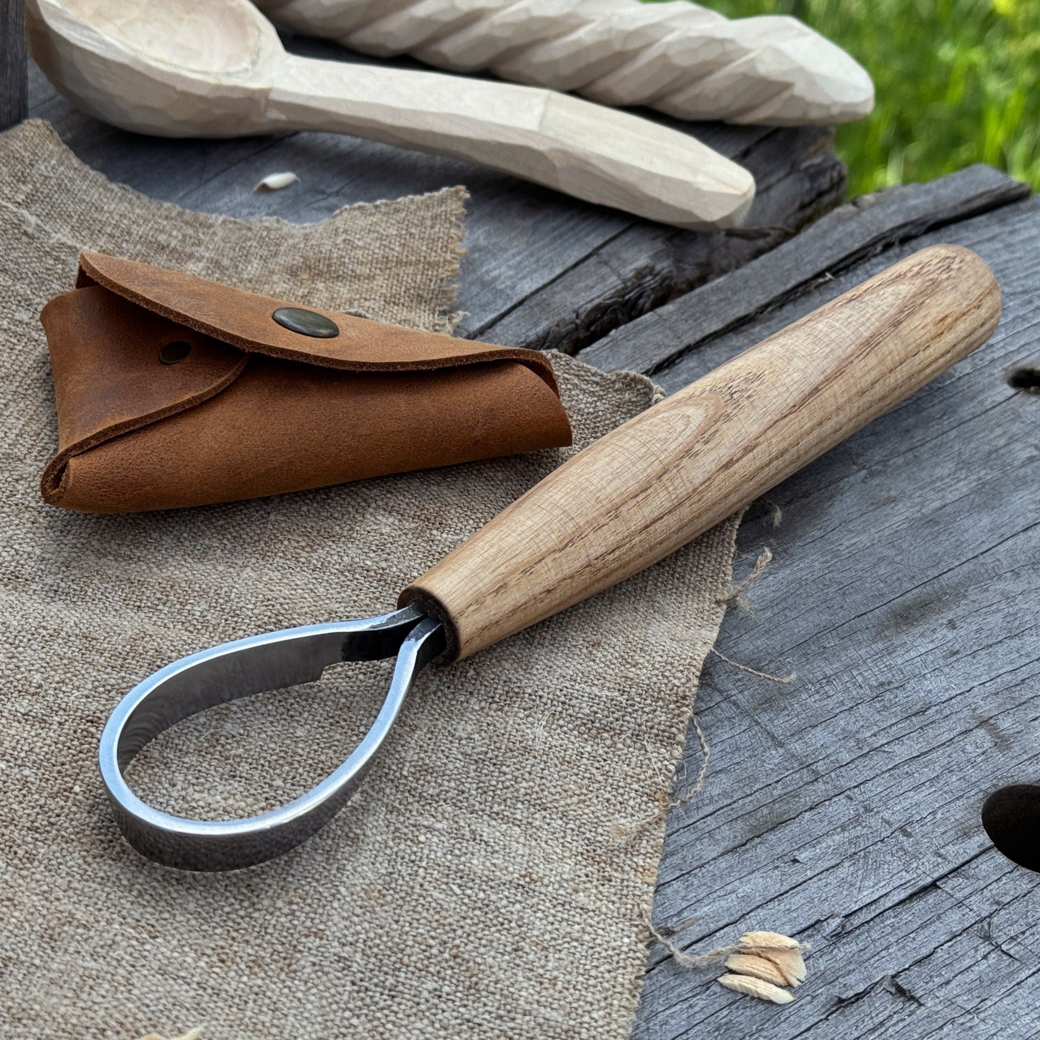 Spoon Carving Scorp Knife, ⌀3.5 cm (1.4 inches) - 1
