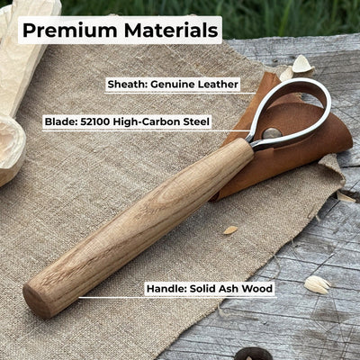 Spoon Carving Scorp Knife, ⌀3.5 cm (1.4 inches) - 6