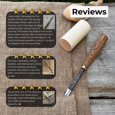 Straight Carving Gouge – 12 mm (0.47 inches) - 9