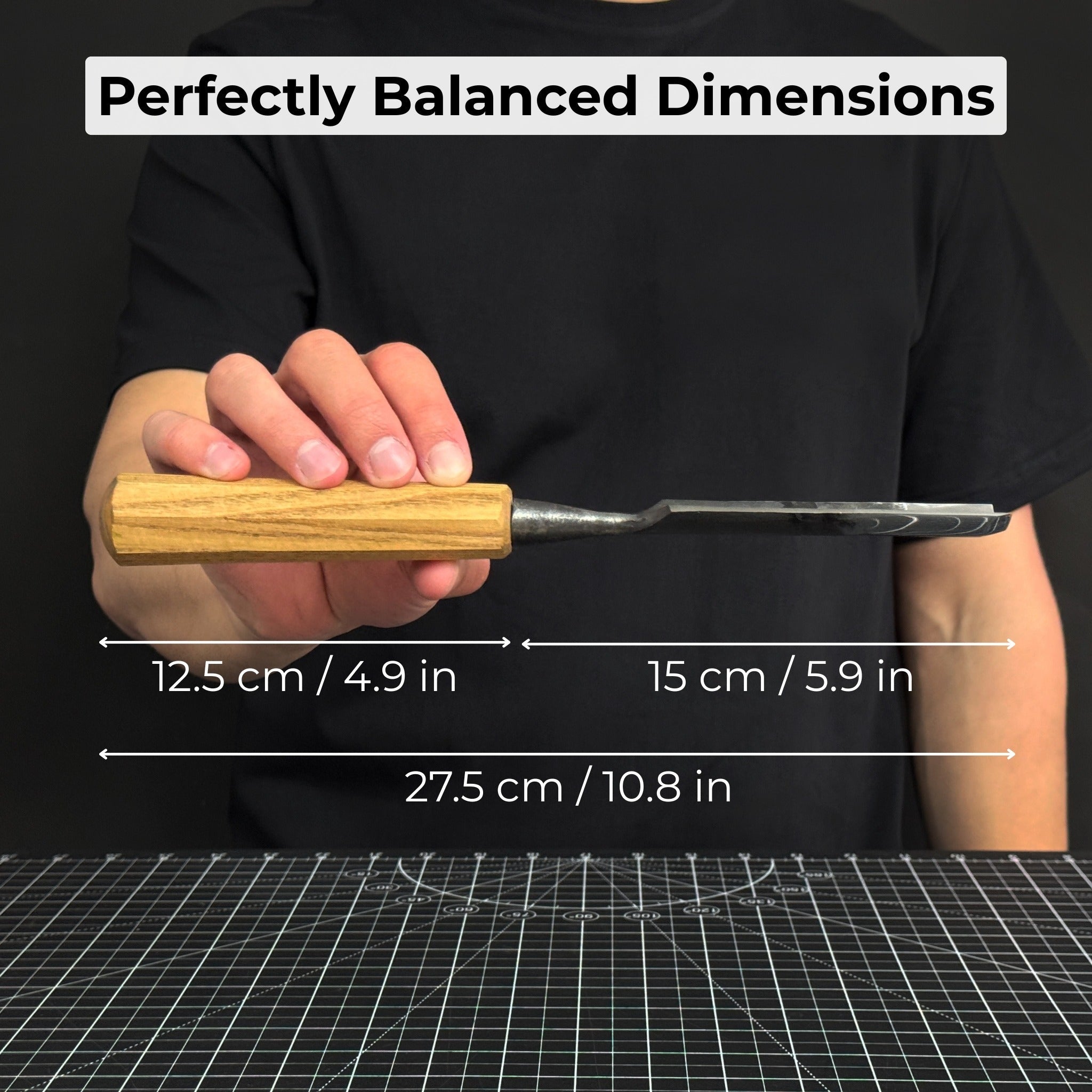 Straight Carving Gouge, 20 - 40 mm (0.8 - 1.6 inches) - 5